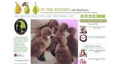 Desktop Screenshot of inthekitchenwithbronwyn.com